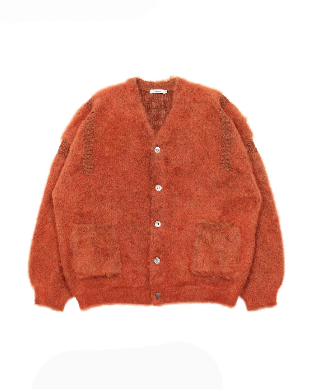 anonymous ism Akane Mohair Cardigan YASHIKI Orange