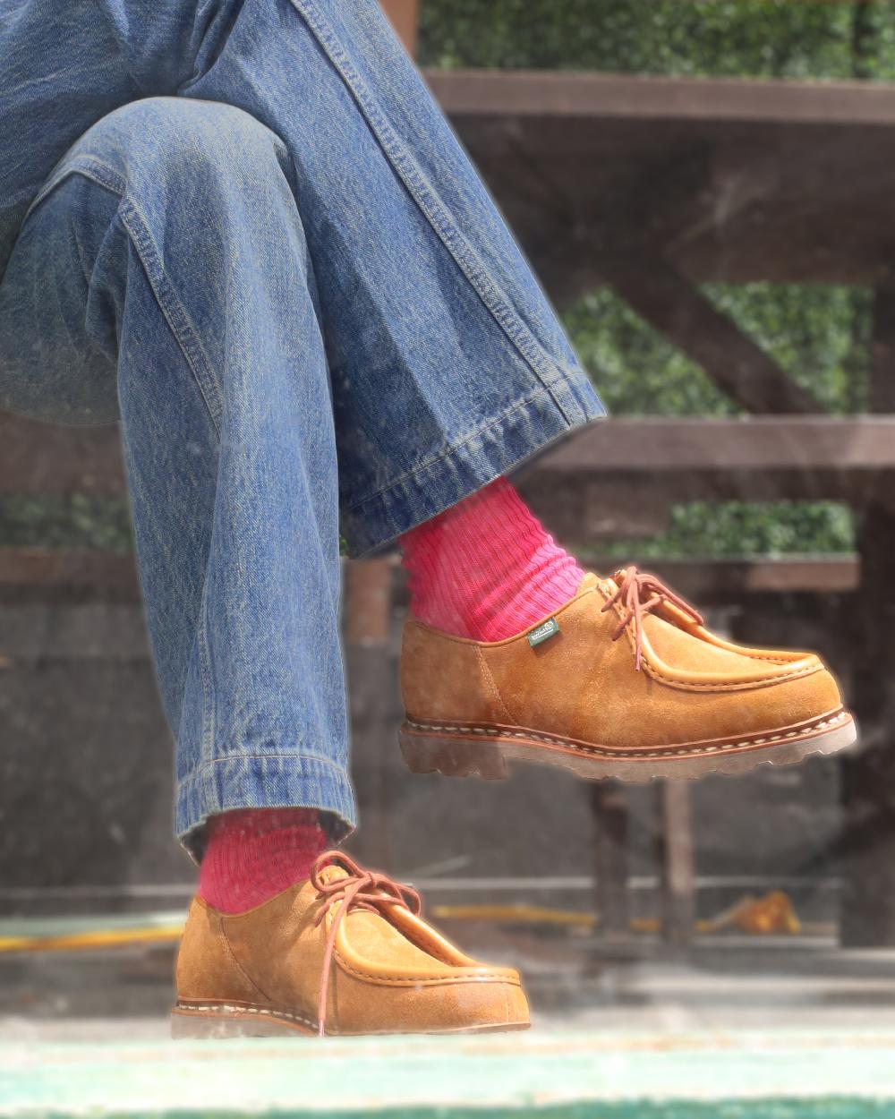 Anonymous Ism Brilliant Crew Socks Rose