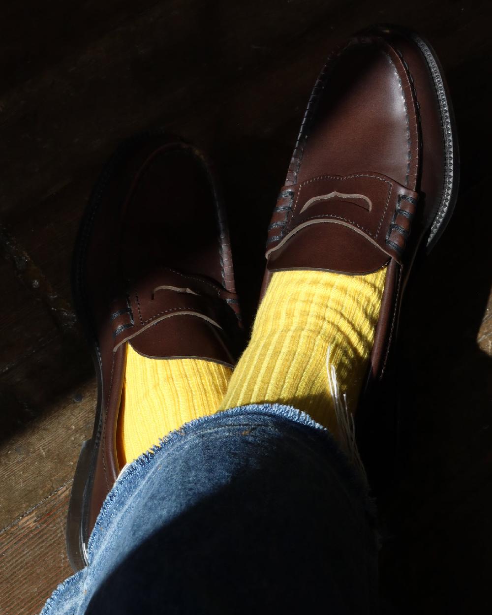 Anonymous Ism Brilliant Crew Socks Yellow