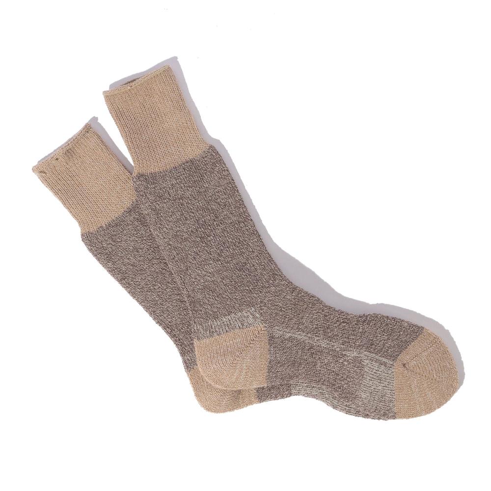 anonymous ism Chunky Pile Crew Socks Beige