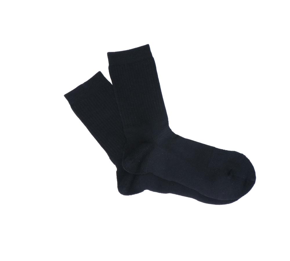anonymous ism Cupro Wool Pile Half Socks Black