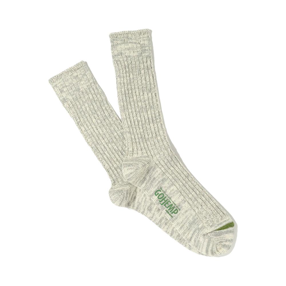 anonymous ism GO HEMP OC Crew Socks Grey Melange