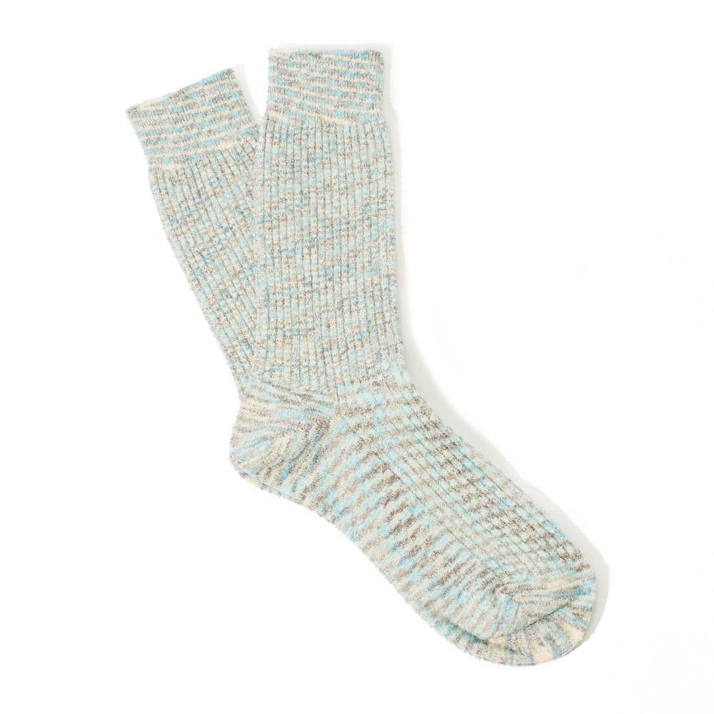 anonymous ism HG Splash Crew Socks Sax Melange