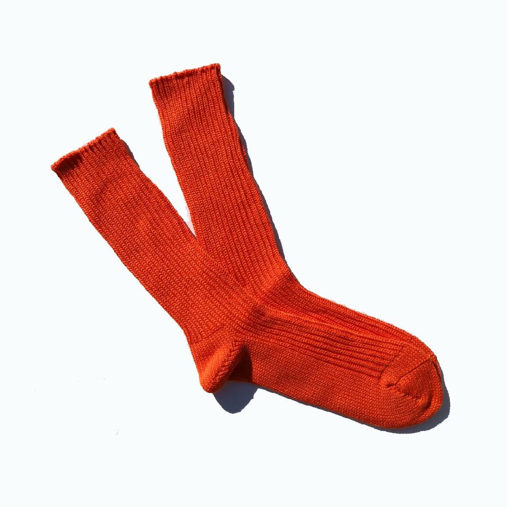 anonymous ism L/G Organic Cotton Crew Socks Carrot