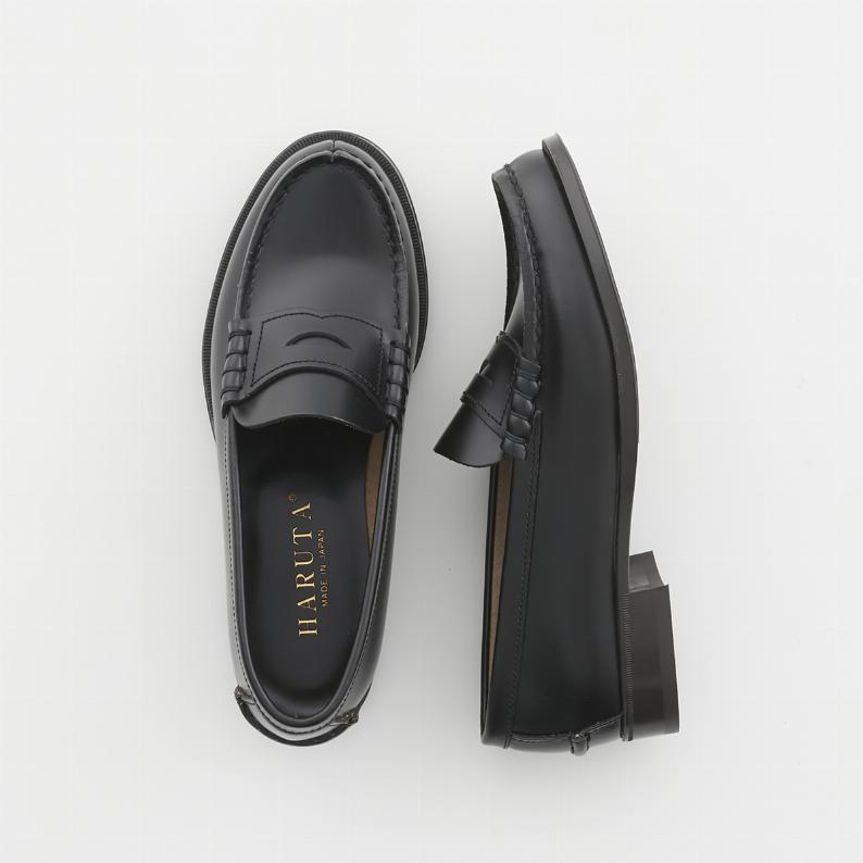 Anonymous Ism Leather 304 Loafer HARUTA Black