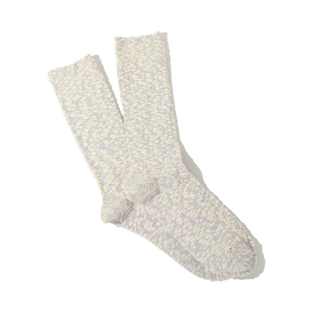 anonymous ism Light weight Slub Crew Socks Lilac