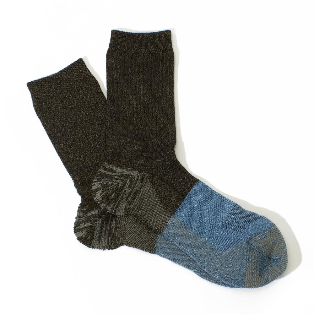 anonymous ism MOC Pile Half Socks Black Melange