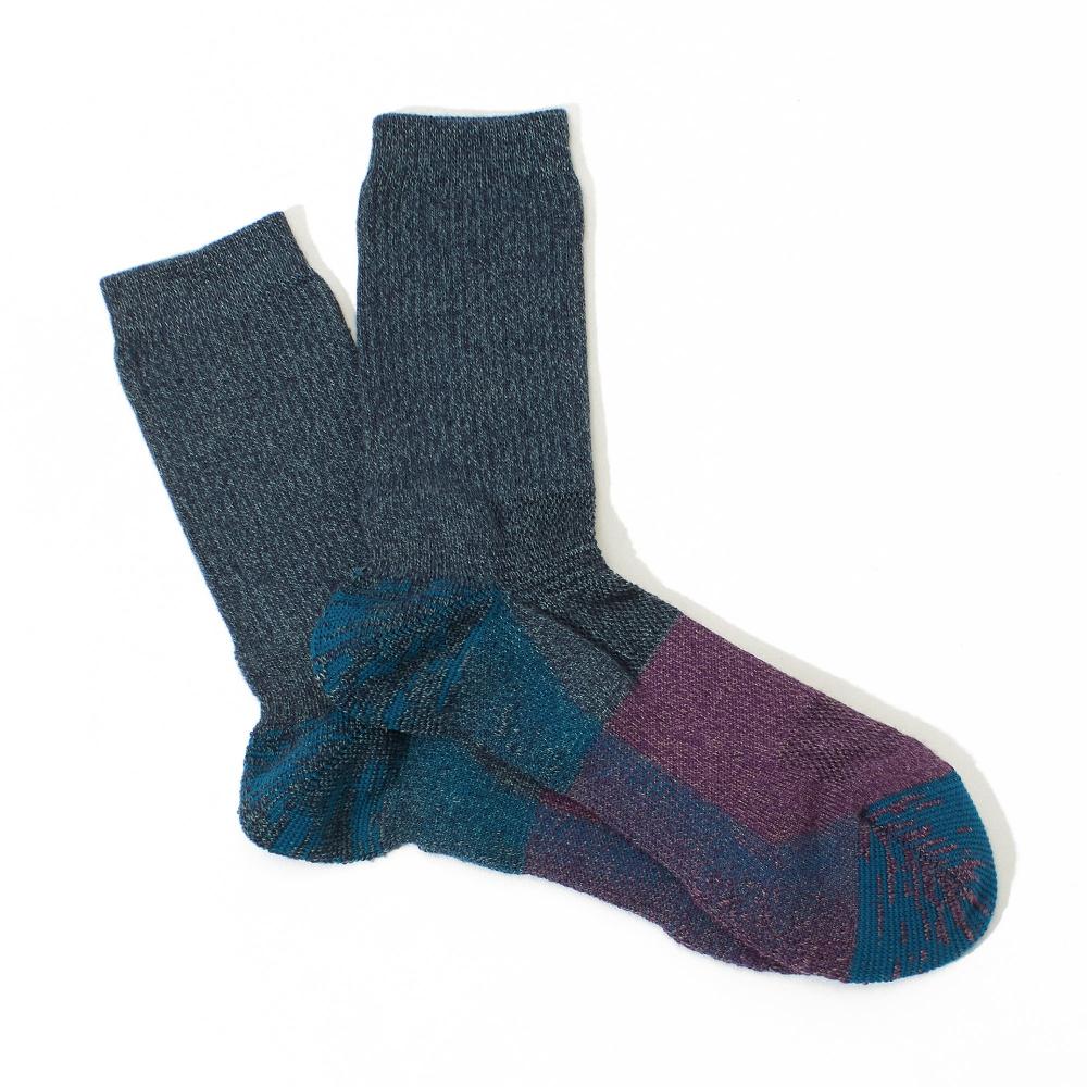 anonymous ism MOC Pile Half Socks Navy Melange