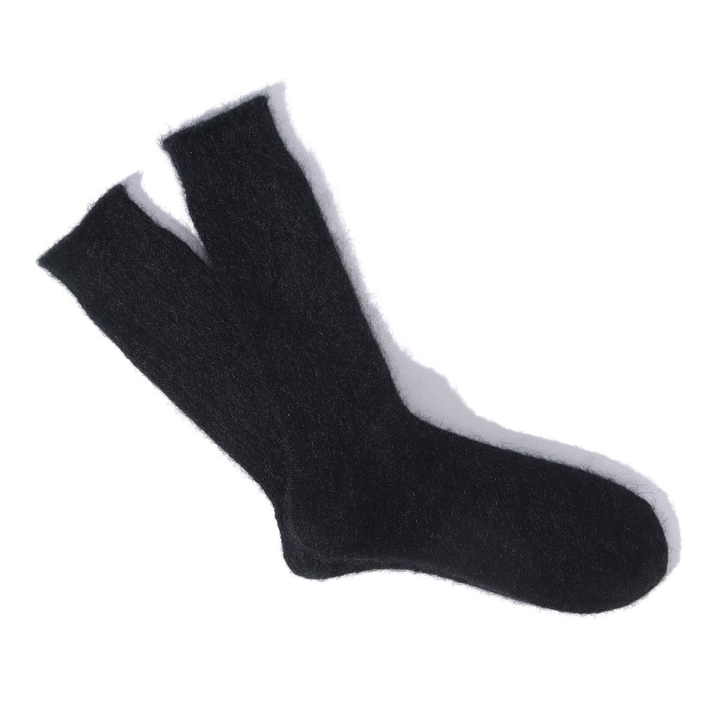 anonymous ism Mohair Rib Crew Socks Black