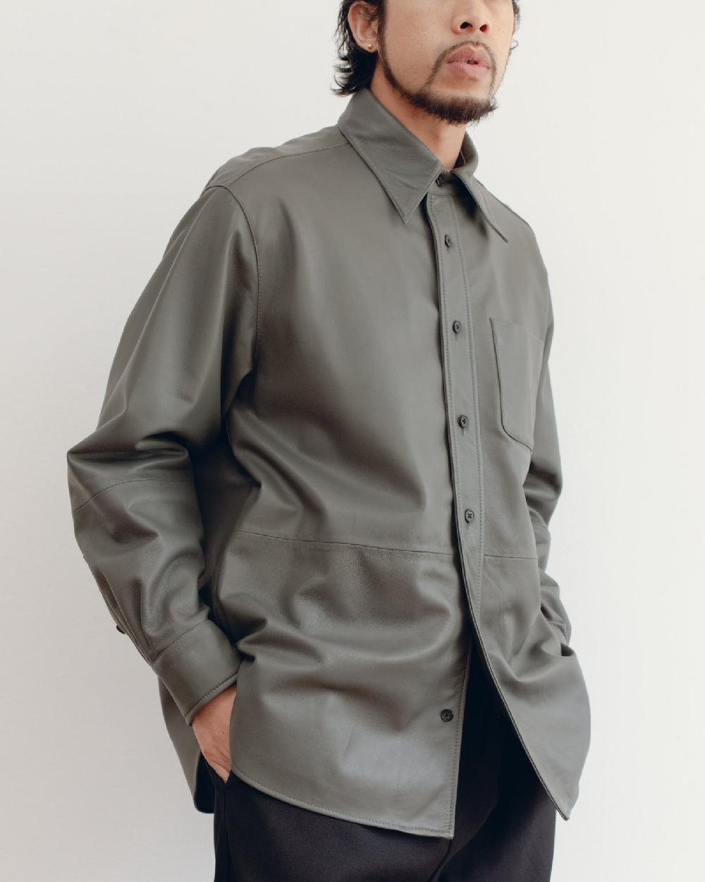 Anonymous Ism “NEAT” REGULAR COLLAR SHIRT CCU Grey