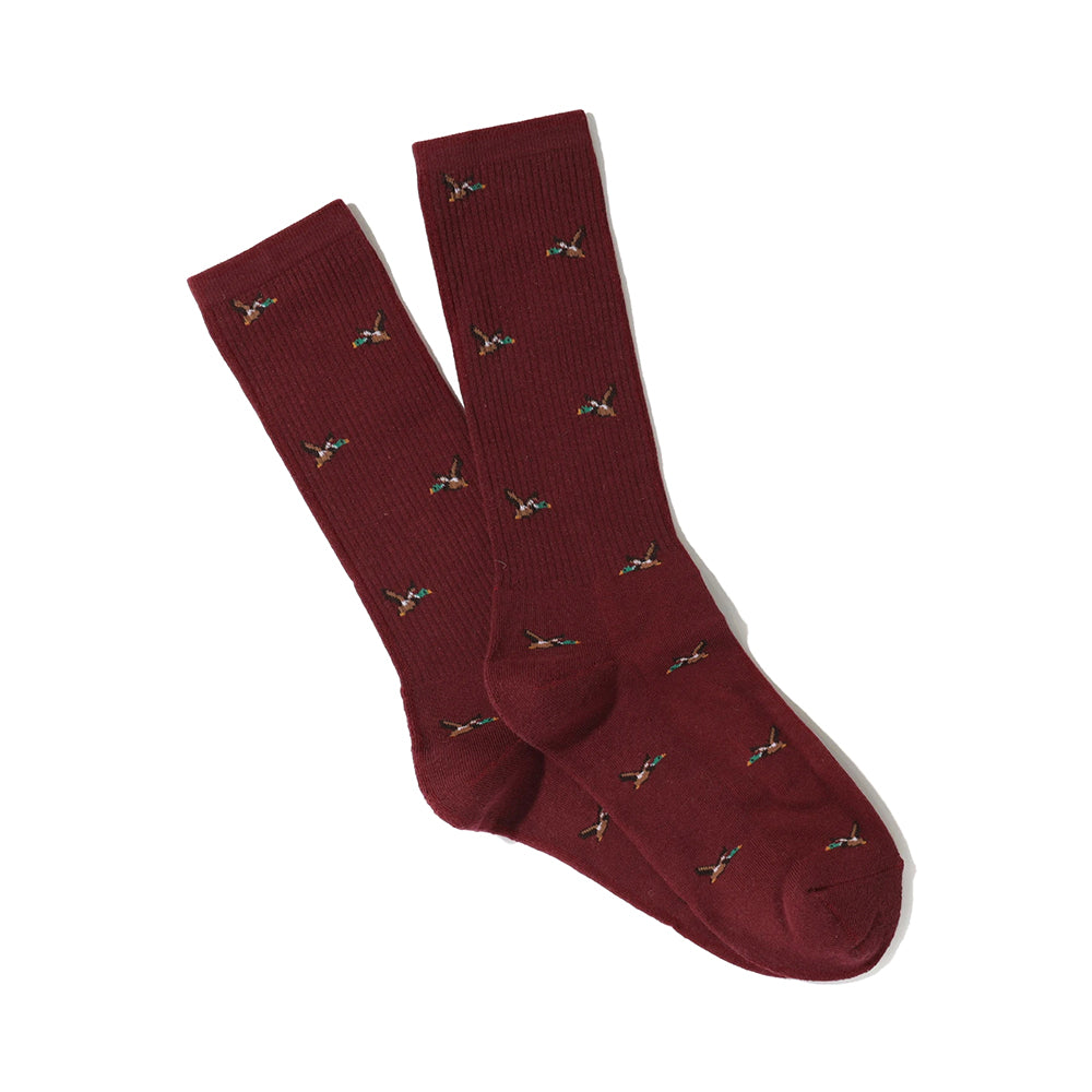 anonymous ism OC Duck Pile Crew Socks Wine