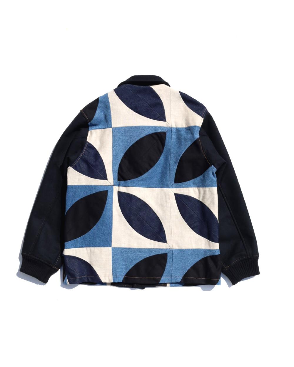 Anonymous Ism Patched Work Jacket KHOKI Indigo