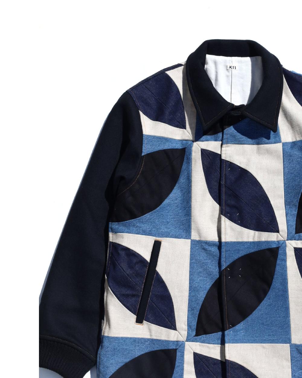 Anonymous Ism Patched Work Jacket KHOKI Indigo