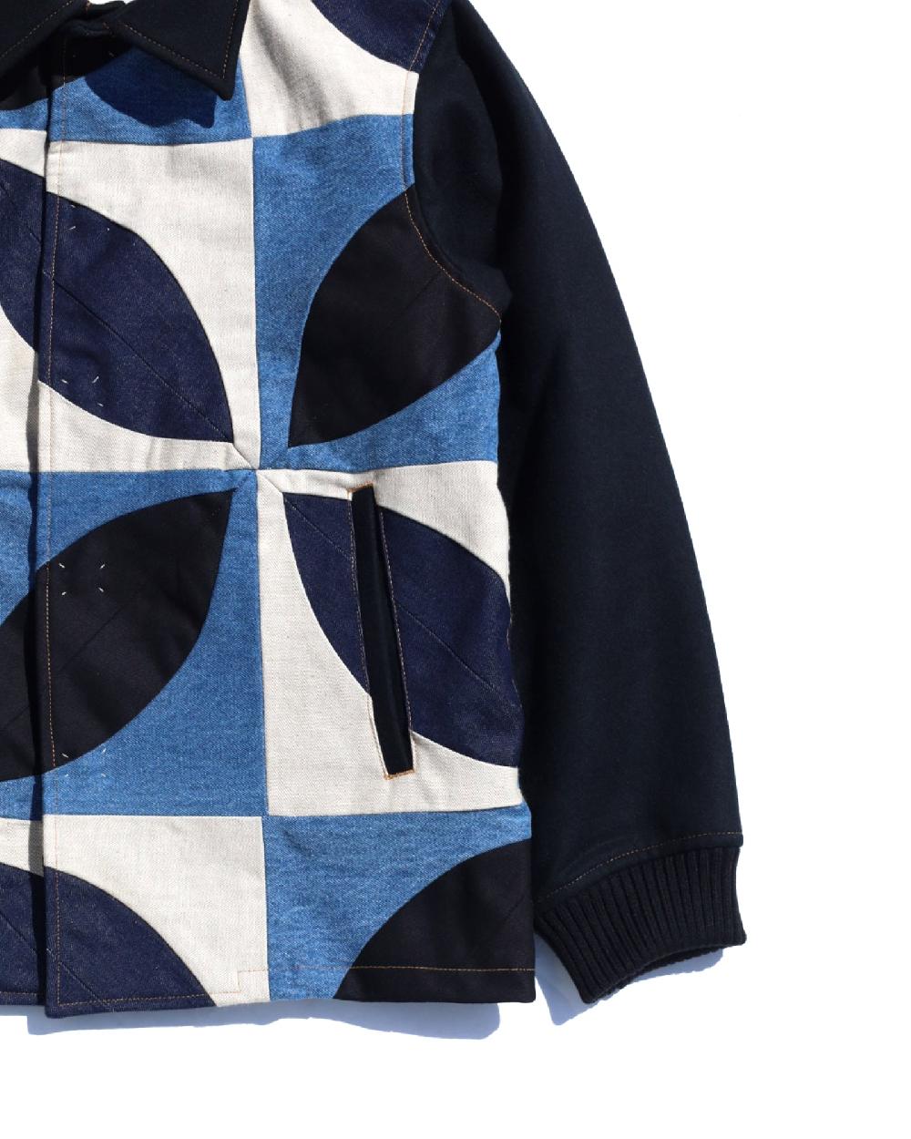 Anonymous Ism Patched Work Jacket KHOKI Indigo