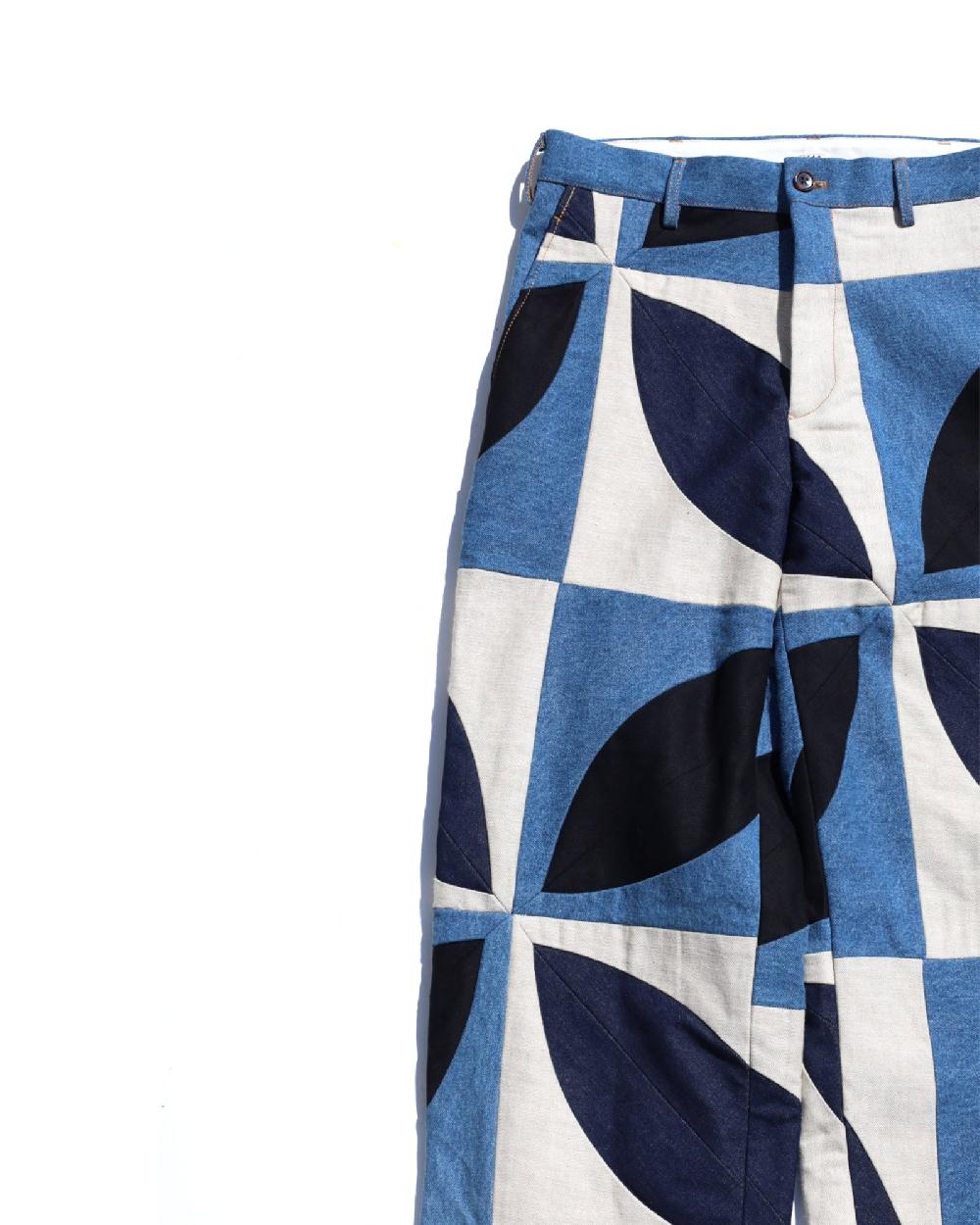 Anonymous Ism Patched Work Pants KHOKI Indigo