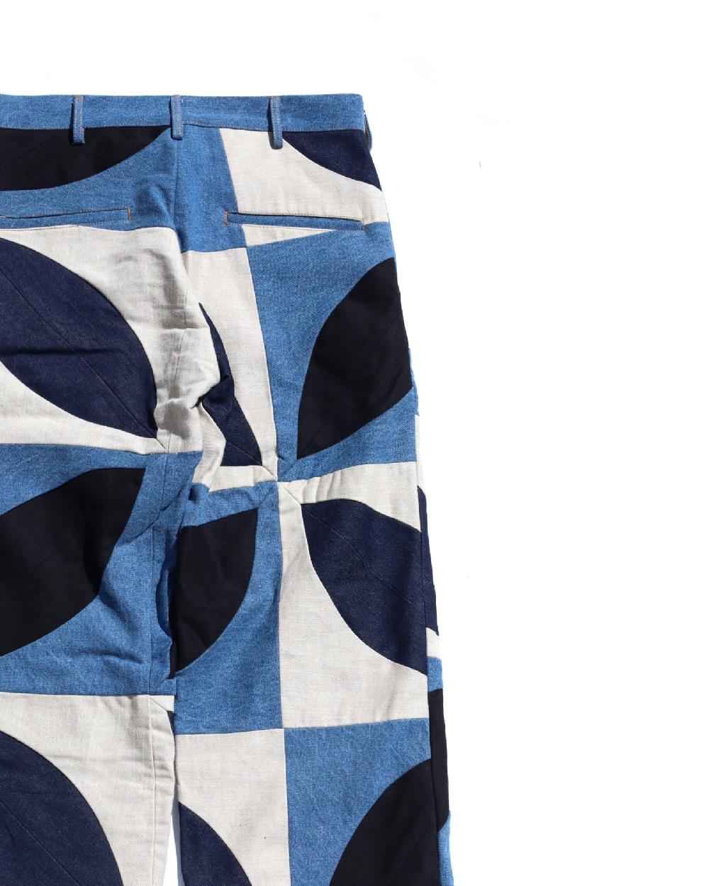 Anonymous Ism Patched Work Pants KHOKI Indigo