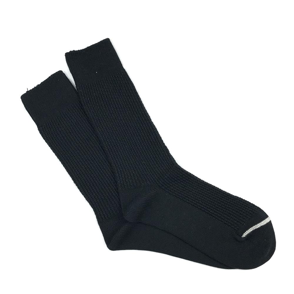 anonymous ism Pique Crew Socks Black