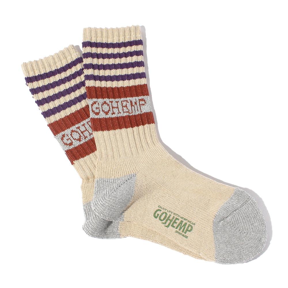 Anonymous Ism Random Stripes Pile Crew Socks Blue