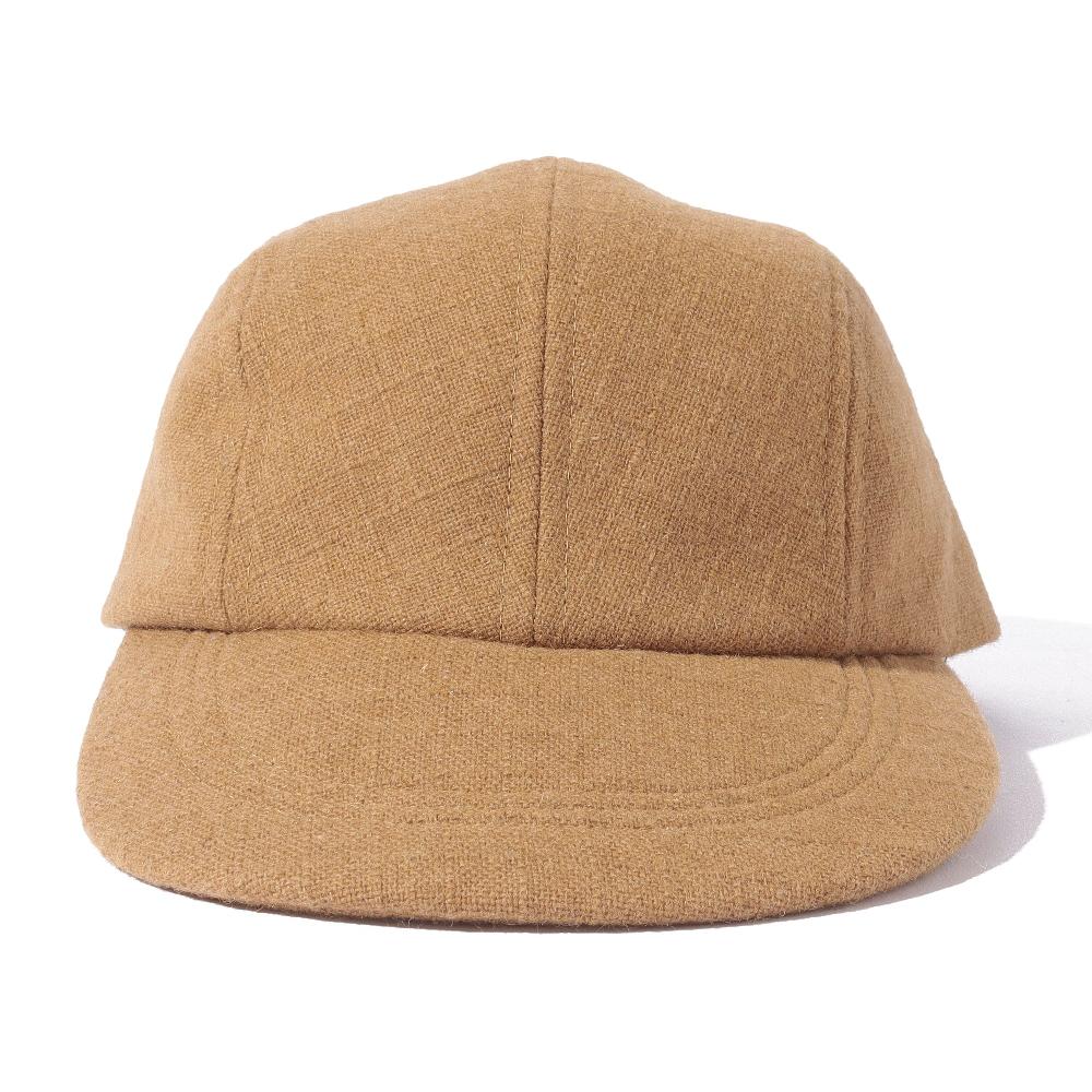 Anonymous Ism Re-Wool Rip Stop Kyoto Cap Hat Beige