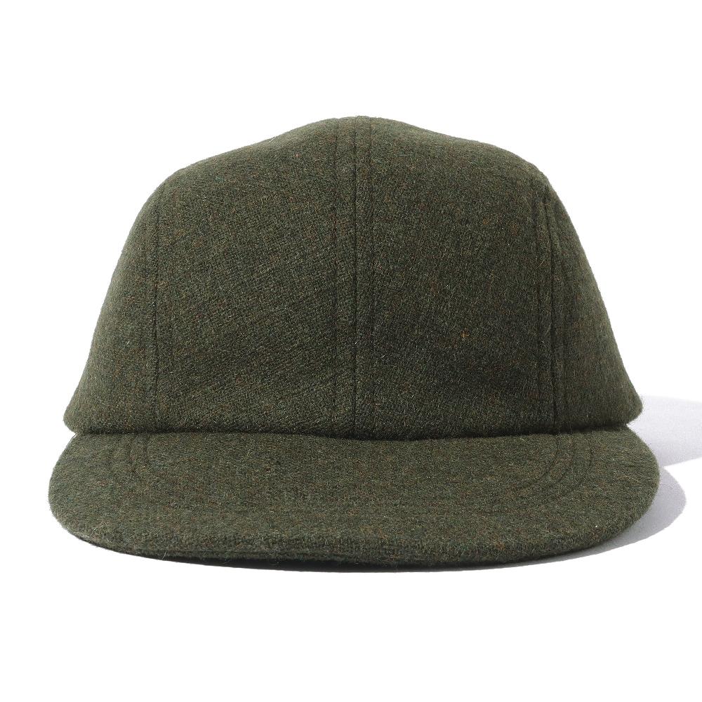 Anonymous Ism Re-Wool Rip Stop Kyoto Cap Hat Olive