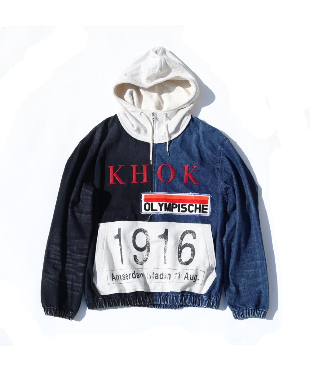 anonymous ism REPLICA STADIUM JACKET KHOKI Black