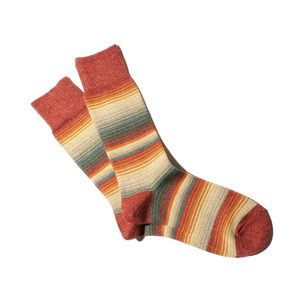 anonymous ism Sarape Stripes Crew Socks Red