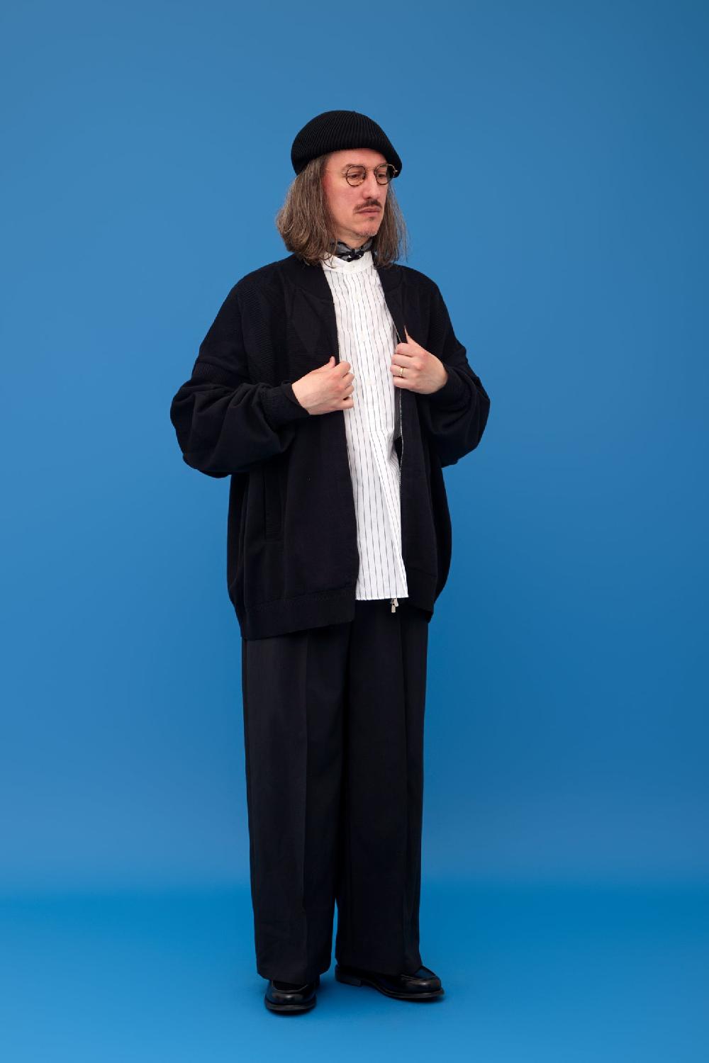 Anonymous Ism Seika Knit Boulson YASHIKI Black