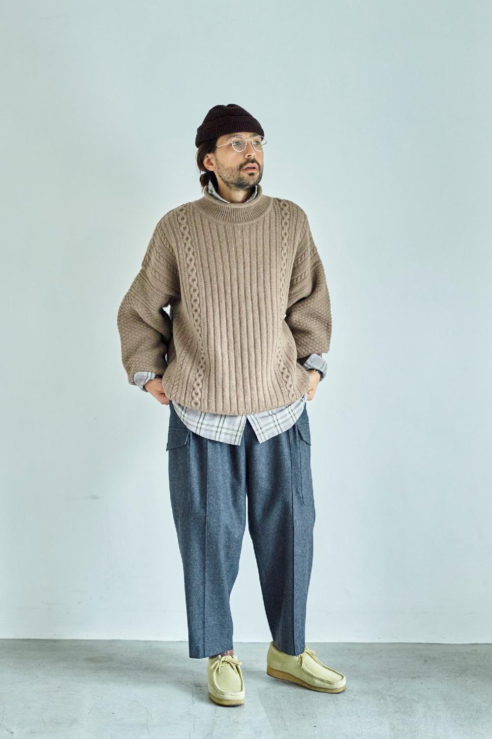 Anonymous Ism Sizuku Curl High Neck YASHIKI White