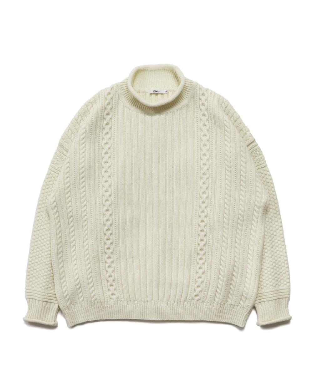 anonymous ism Sizuku Curl High Neck YASHIKI White