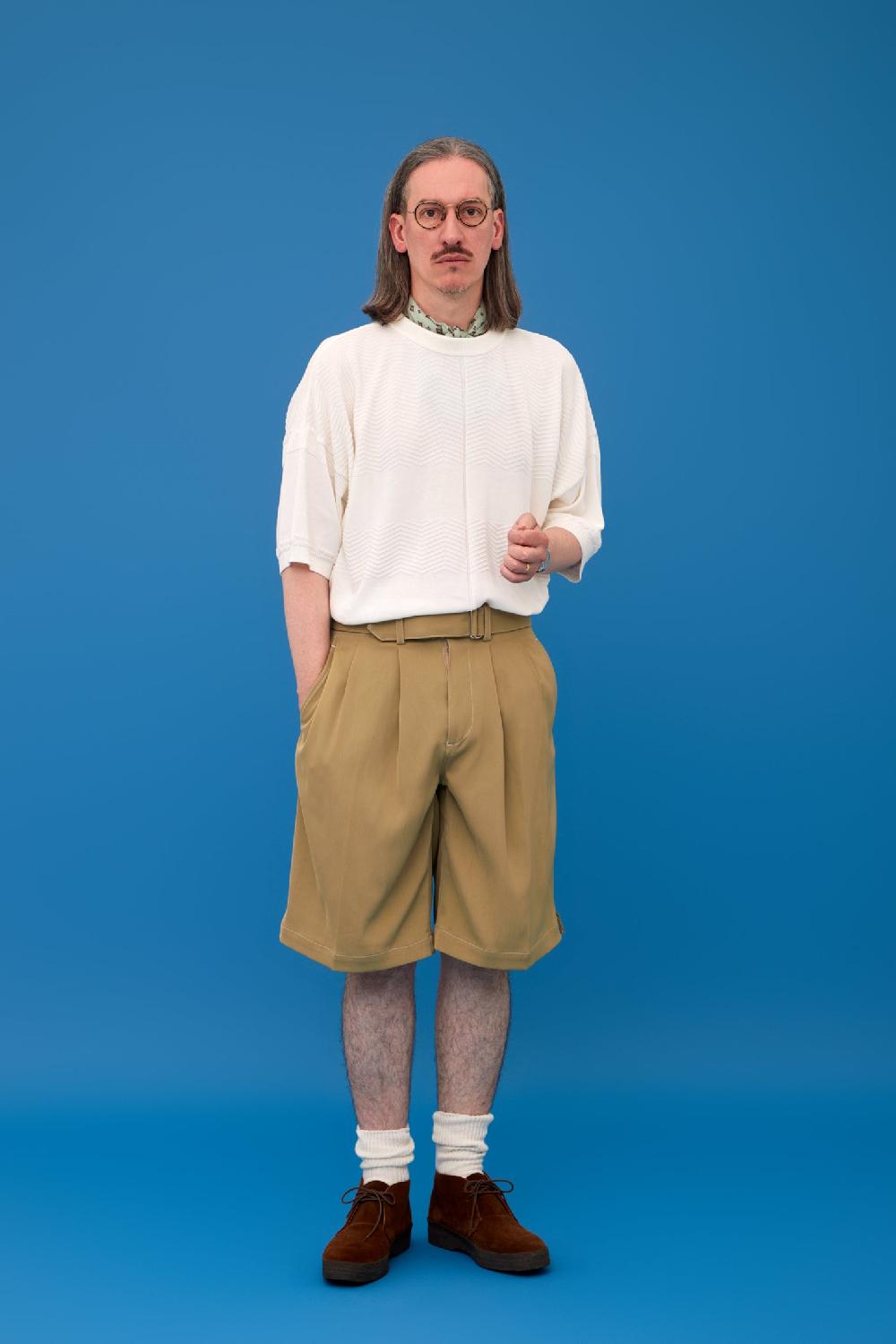 Anonymous Ism Sogon Knit H/S YASHIKI White