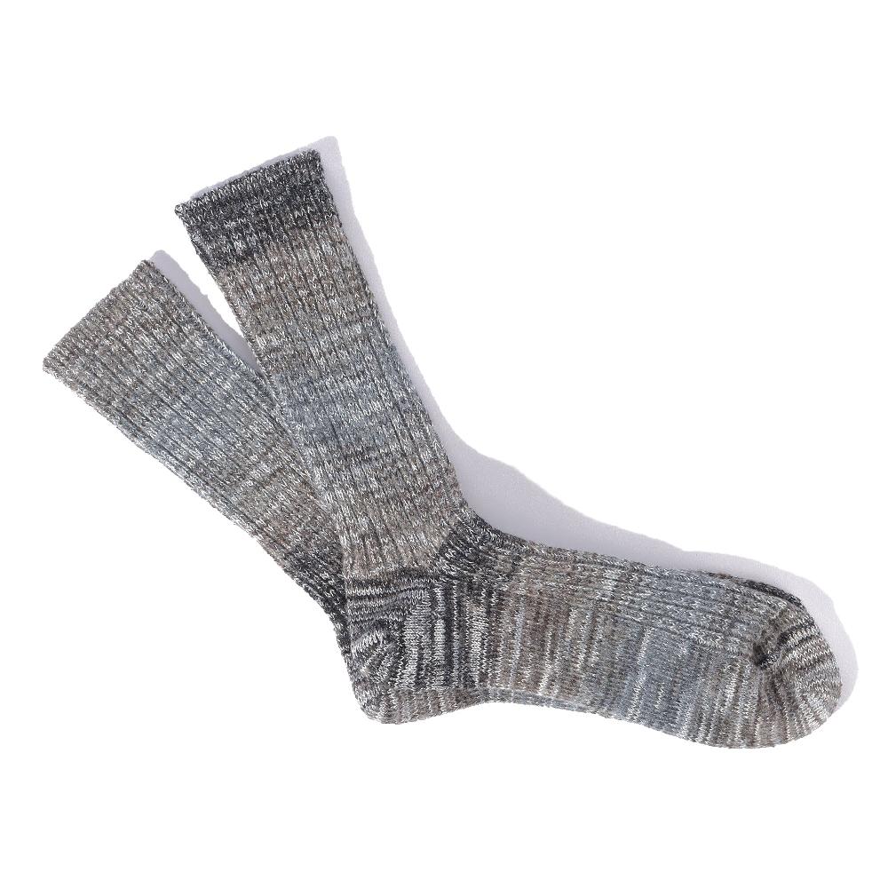 anonymous ism Splash Pattern Crew Socks Black