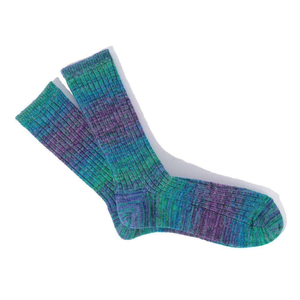anonymous ism Splash Pattern Crew Socks Blue