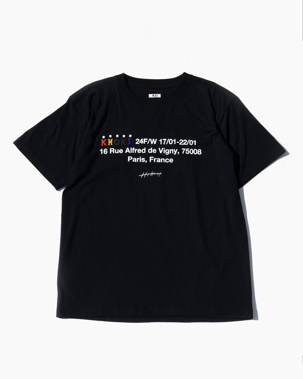 anonymous ism STAFF T-shirt KHOKI Black