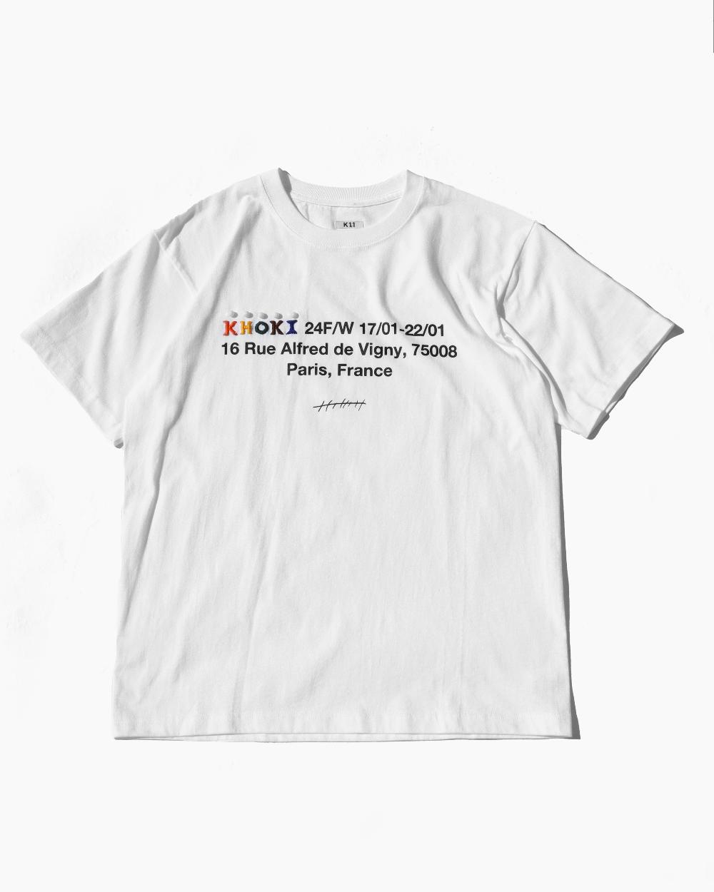 anonymous ism STAFF T-shirt KHOKI White