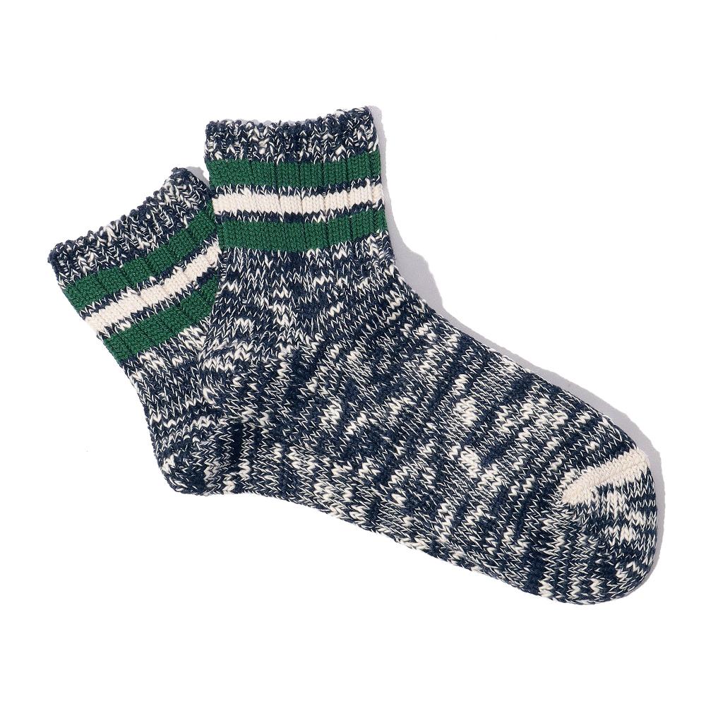 anonymous ism Stripes short slub socks Socks Navy