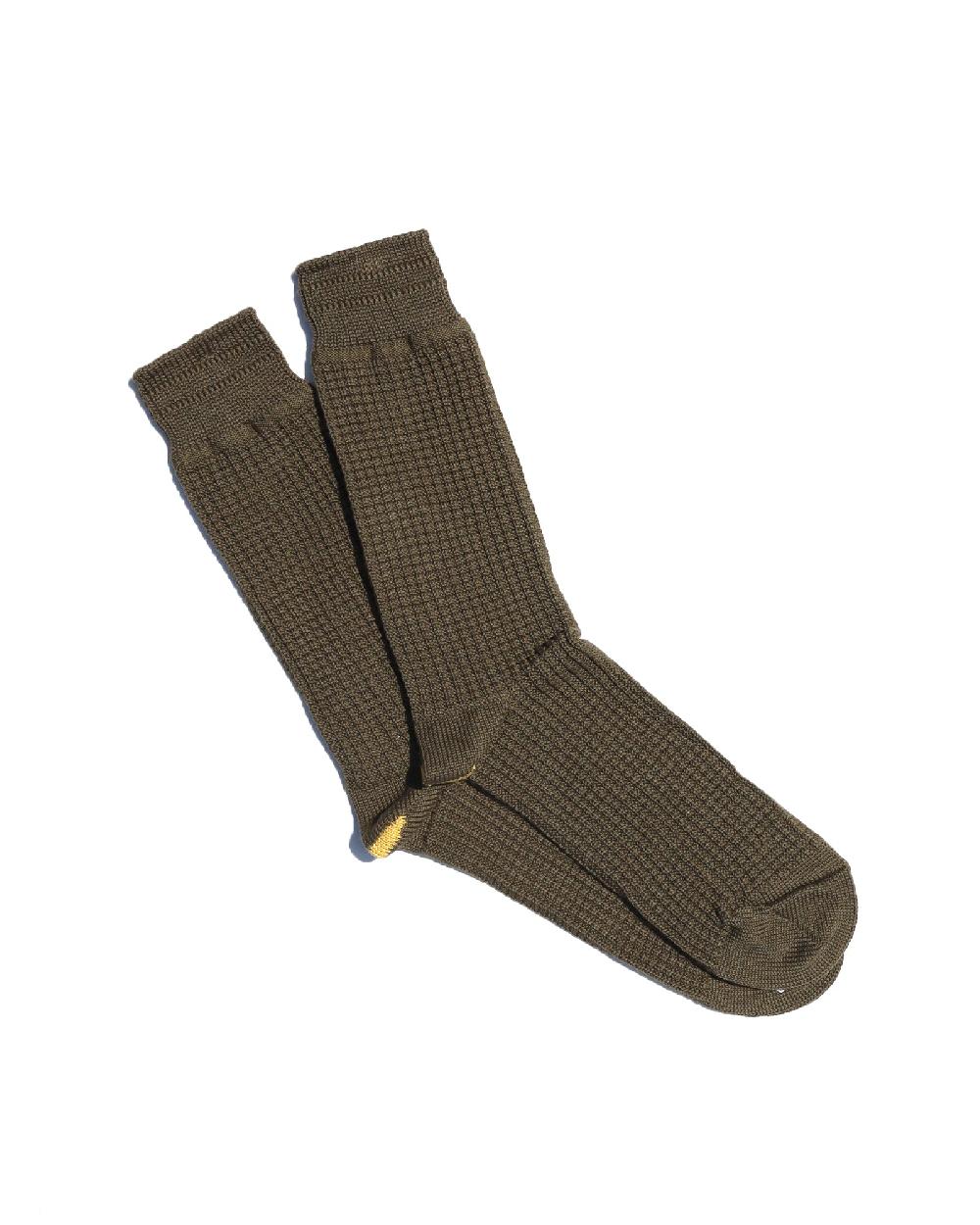 anonymous ism Thermal Knit Socks Socks Olive