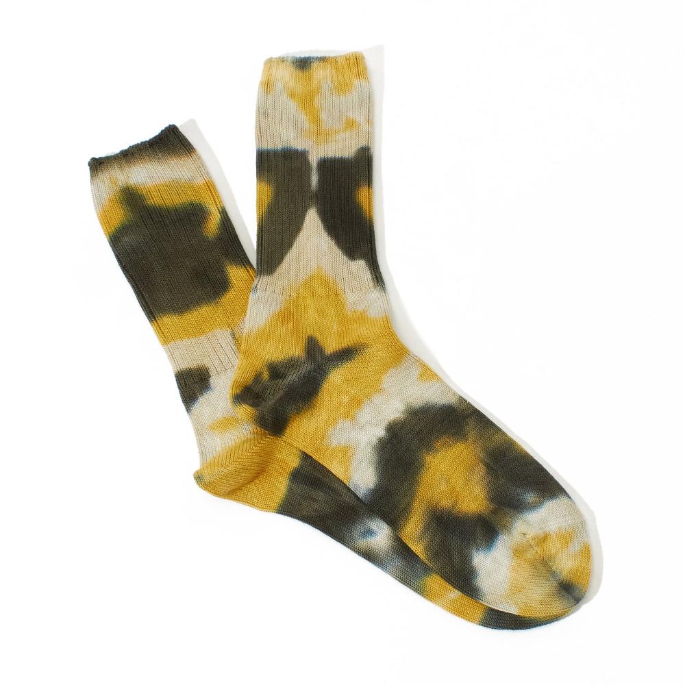 anonymous ism Tie Dye Crew Socks Charcoal