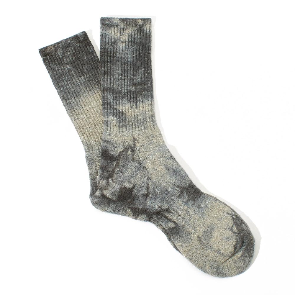 anonymous ism Uneven Dyed Sports Socks Socks Black