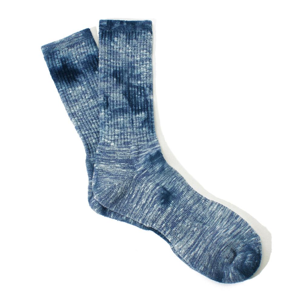 anonymous ism Uneven Dyed Sports Socks Socks Navy