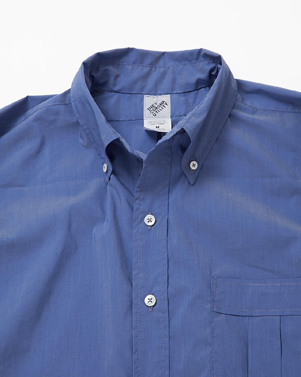 Anonymous Ism WHITE COLLAR WORK SHIRT Corona Blue