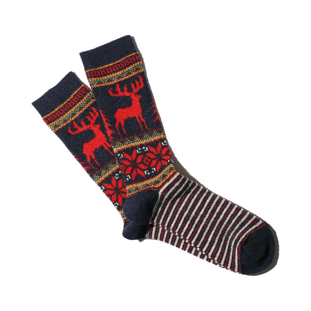 anonymous ism Wool Deer Snow Jq Crew Socks Navy