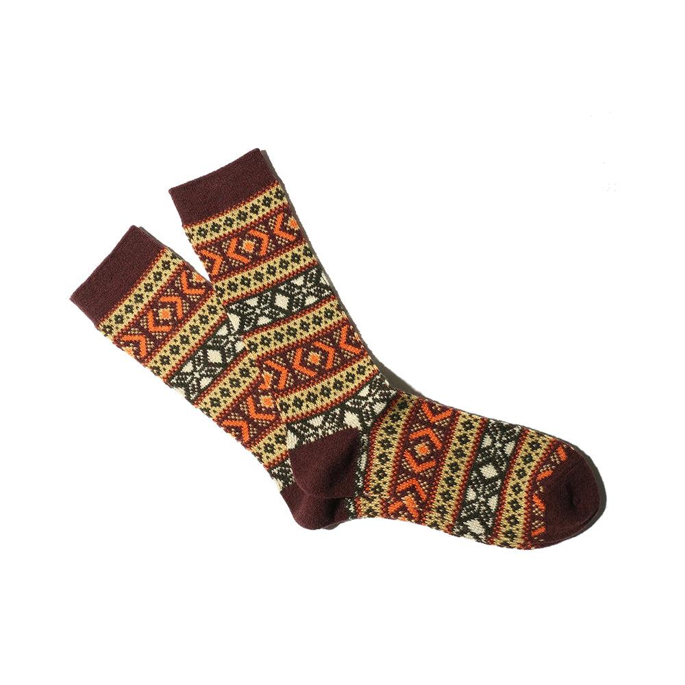 anonymous ism Wool JQ Crew Socks Brown