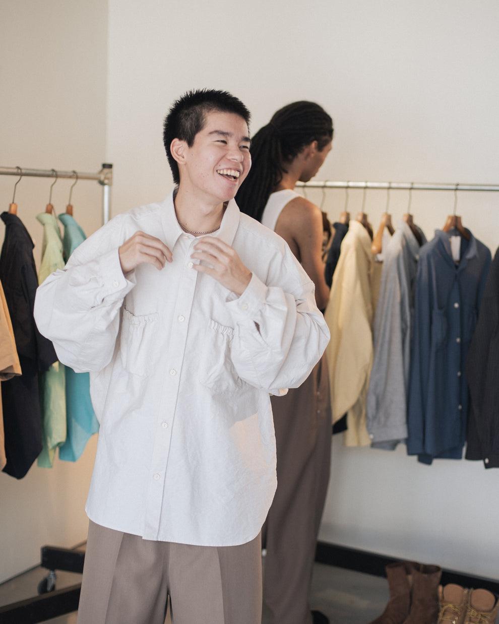 Anonymous Ism WRIST PATCH SHIRT Refomed Ivory