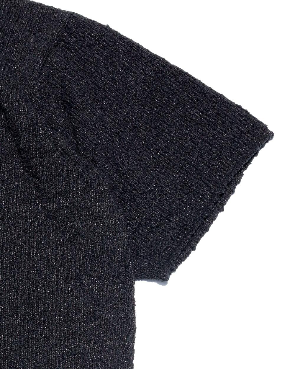 Anonymous Ism Boucle Slub H/S Knit Anonymous Ism Apparel Black
