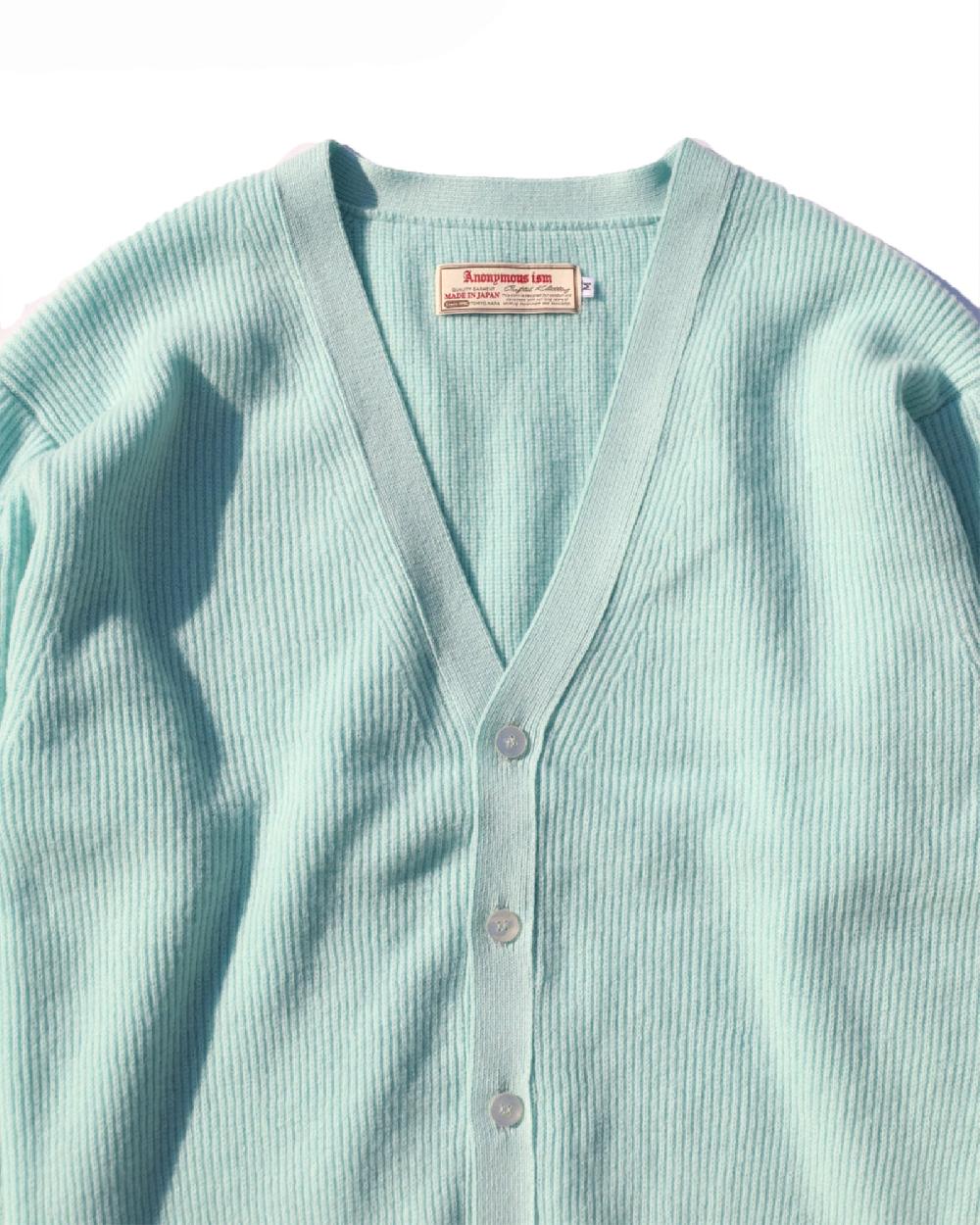 Anonymous Ism Brilliant Cashmere Cardigan Anonymous Ism Apparel Aqua