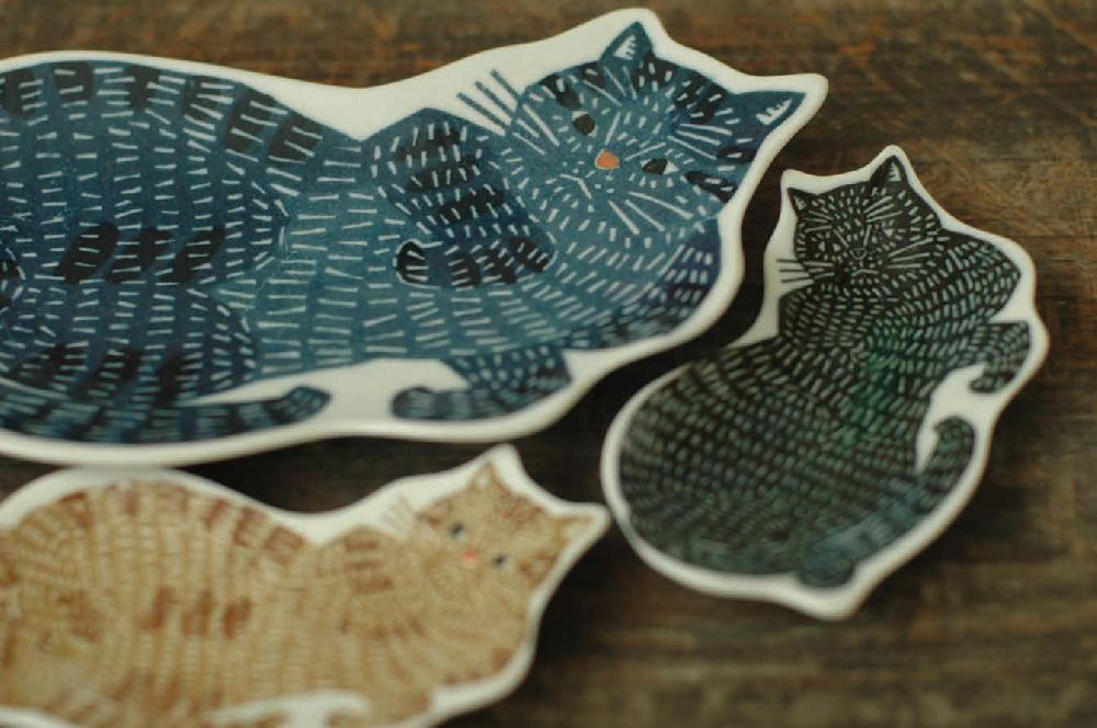 Anonymous Ism Cat Tray Homewear-Katakata Black - Small