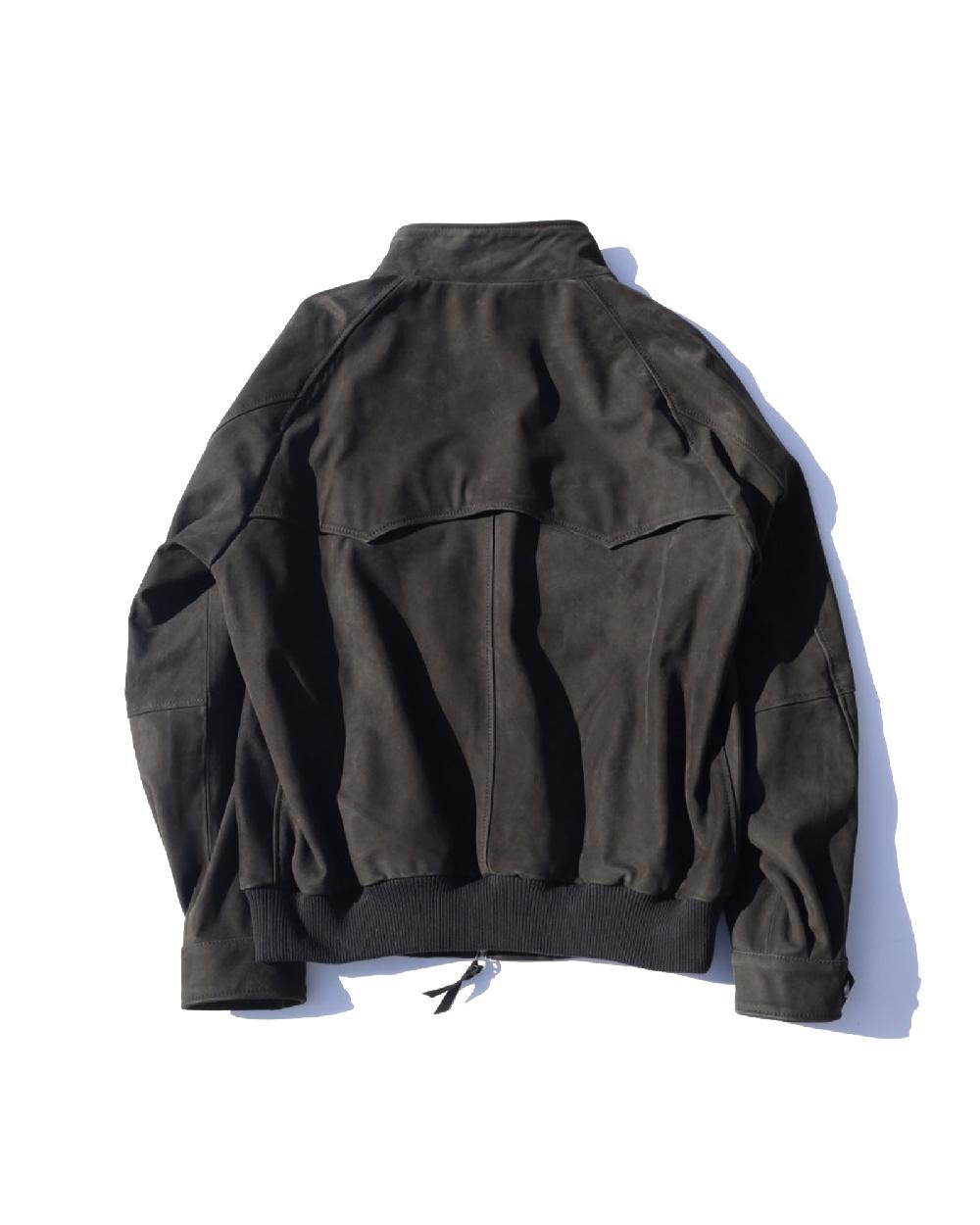 Anonymous Ism CCU - Stand Collar Blouson CCU Black - Cow Nuback