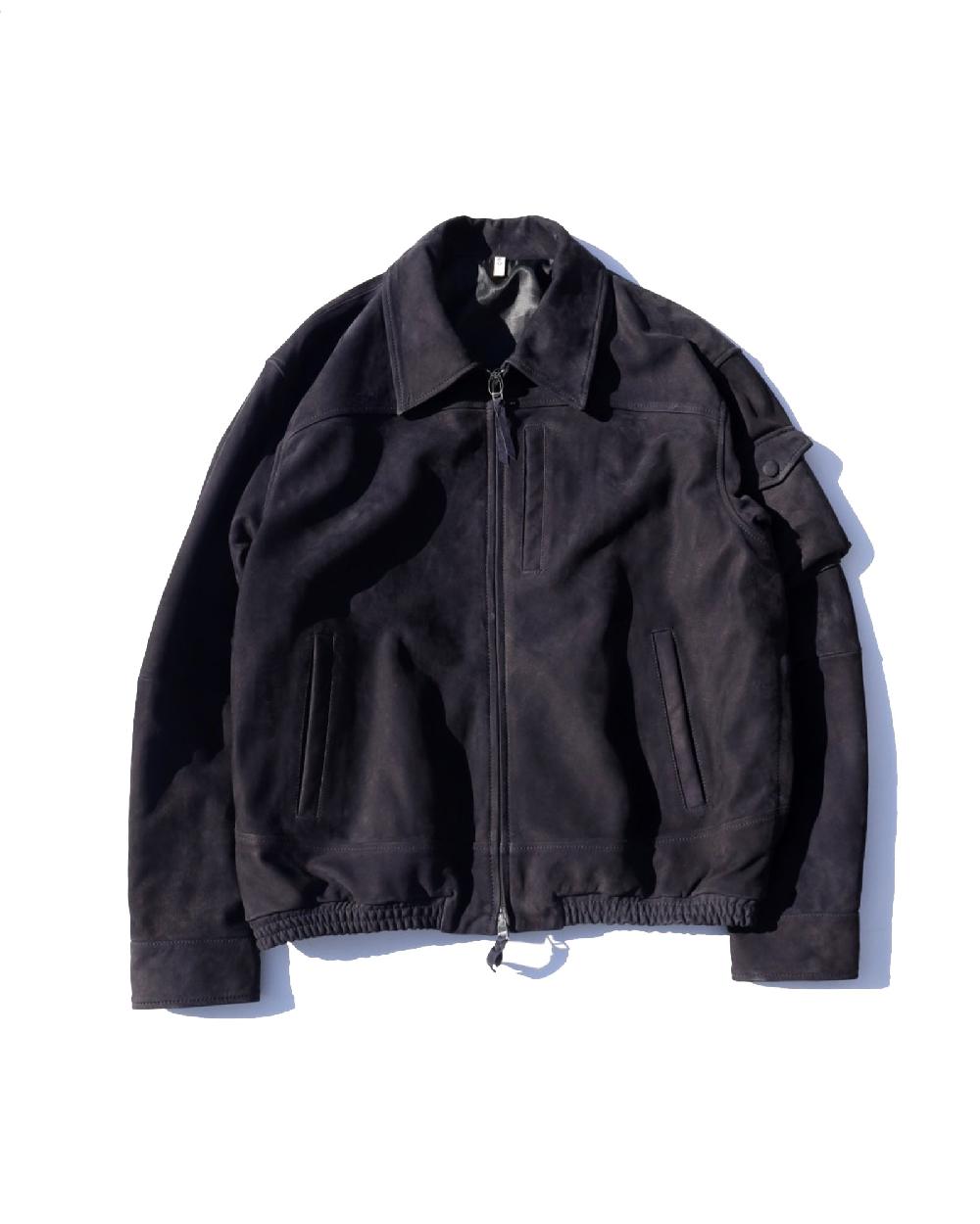 anonymous ism CCU - Swing Top Jacket CCU Navy-COW NUBUCK