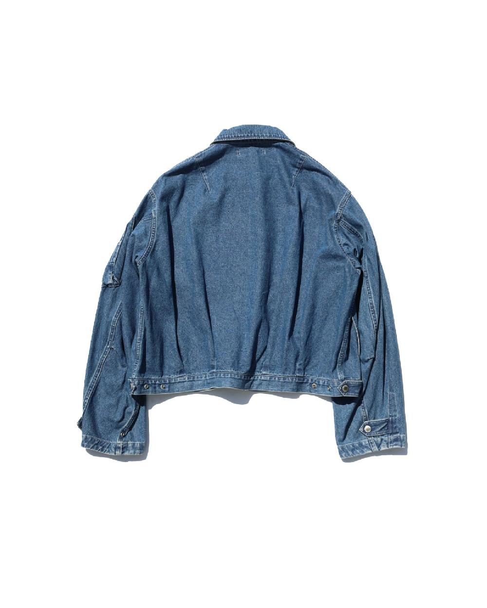 Anonymous Ism Deadstock Denim Flight Jacket P12 Indigo