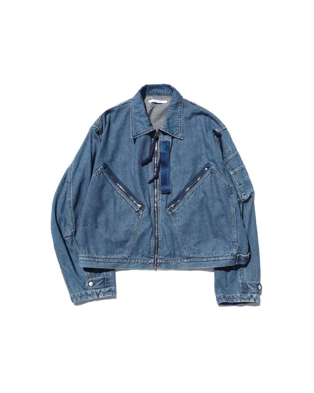 anonymous ism Deadstock Denim Flight Jacket P12 Indigo